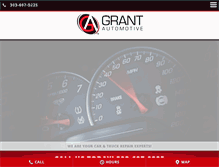 Tablet Screenshot of grantautomotive.net